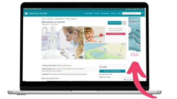 Bannerwerbung Detailseite