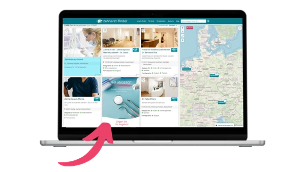 Bannerwerbung Suchseite