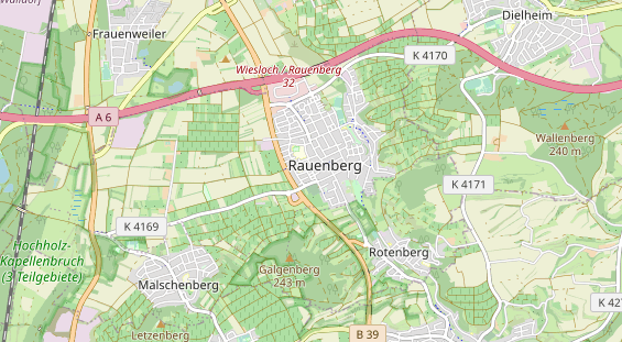 Zahnarzt auf Karte