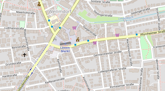 Zahnarzt auf Satellitenbild