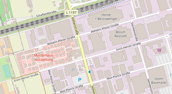 Zahnarzt auf Satellitenbild