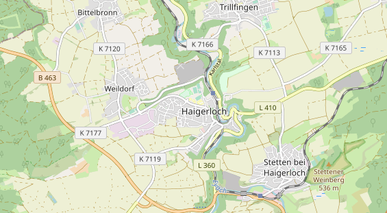 Zahnarzt auf Karte