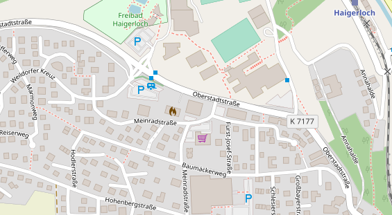 Zahnarzt auf Satellitenbild