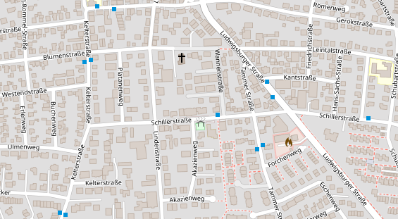 Zahnarzt auf Satellitenbild