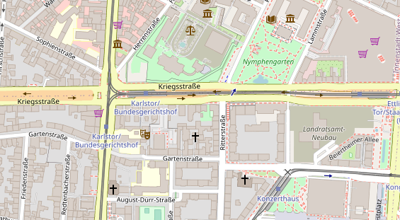 Zahnarzt auf Satellitenbild