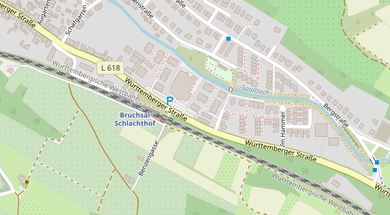 Zahnarzt auf Satellitenbild