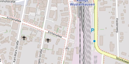 Zahnarzt auf Satellitenbild