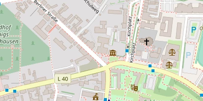 Zahnarzt auf Satellitenbild