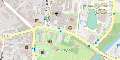 Zahnarzt auf Satellitenbild