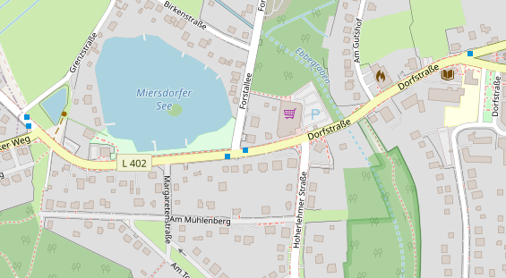 Zahnarzt auf Satellitenbild