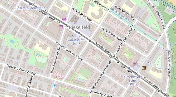 Zahnarzt auf Satellitenbild