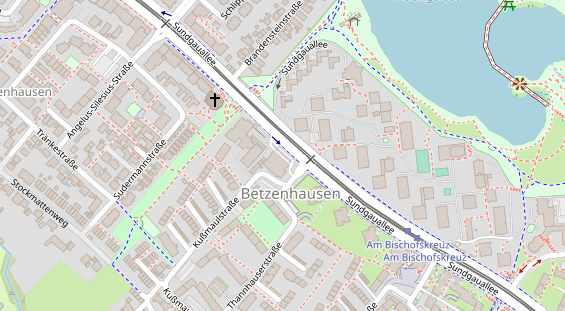 Zahnarzt auf Satellitenbild