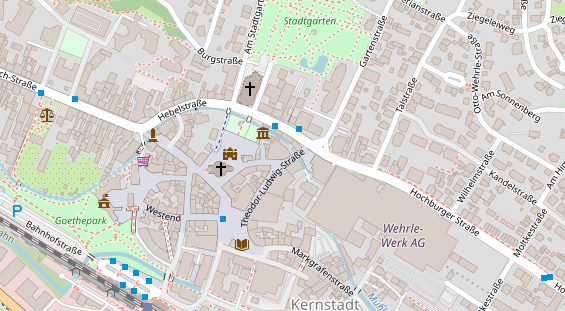 Zahnarzt auf Satellitenbild