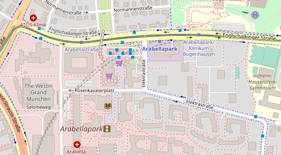 Zahnarzt auf Karte