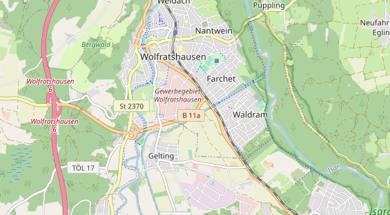 Zahnarzt auf Karte