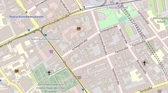 Zahnarzt auf Satellitenbild