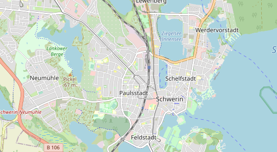 Zahnarzt auf Karte