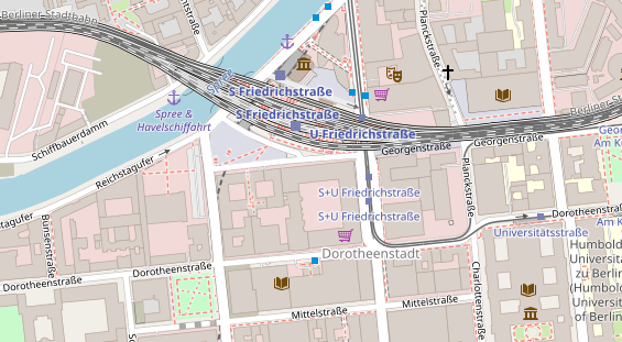Zahnarzt auf Satellitenbild