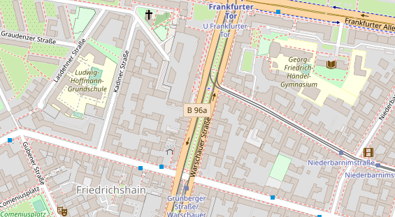 Zahnarzt auf Satellitenbild