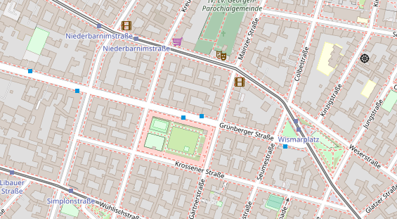 Zahnarzt auf Satellitenbild