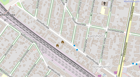 Zahnarzt auf Satellitenbild