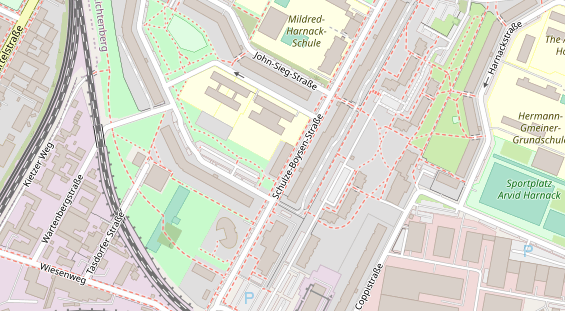 Zahnarzt auf Satellitenbild