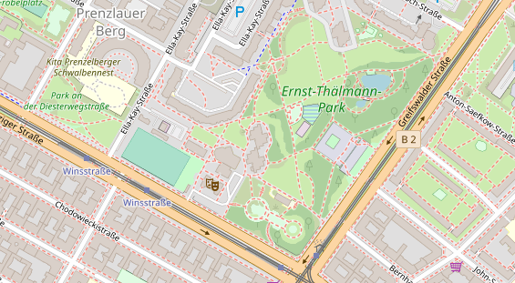 Zahnarzt auf Karte