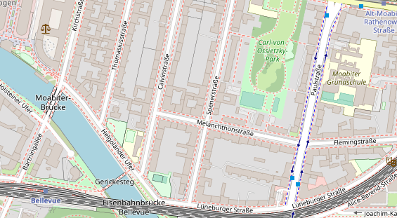 Zahnarzt auf Satellitenbild