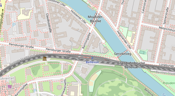 Zahnarzt auf Satellitenbild