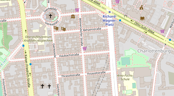 Zahnarzt auf Satellitenbild