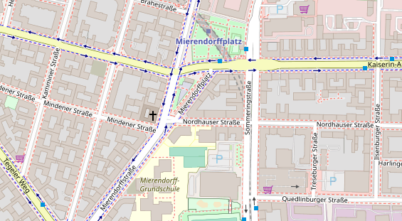 Zahnarzt auf Satellitenbild