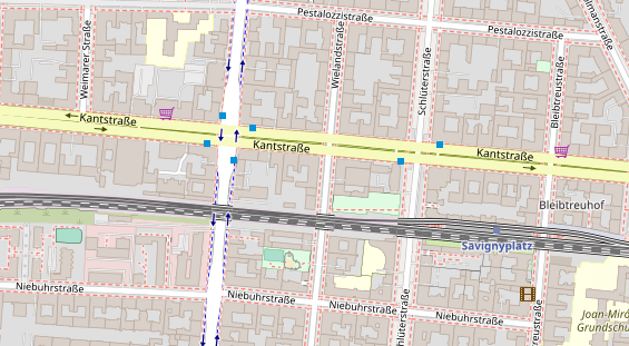 Zahnarzt auf Satellitenbild