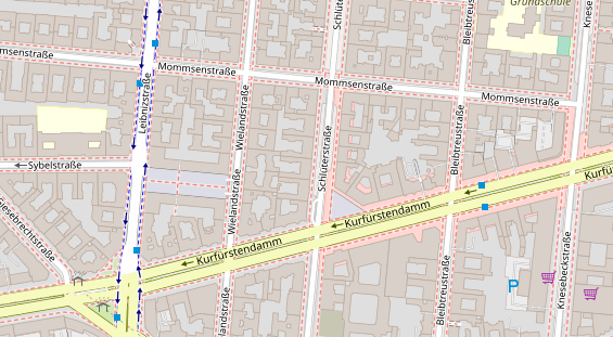 Zahnarzt auf Satellitenbild