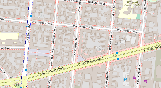 Zahnarzt auf Satellitenbild