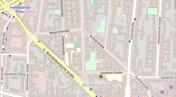 Zahnarzt auf Satellitenbild