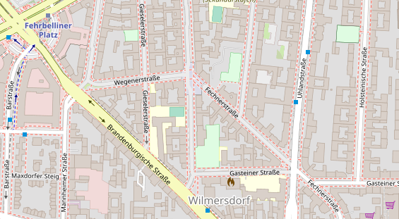 Zahnarzt auf Satellitenbild