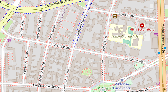 Zahnarzt auf Satellitenbild