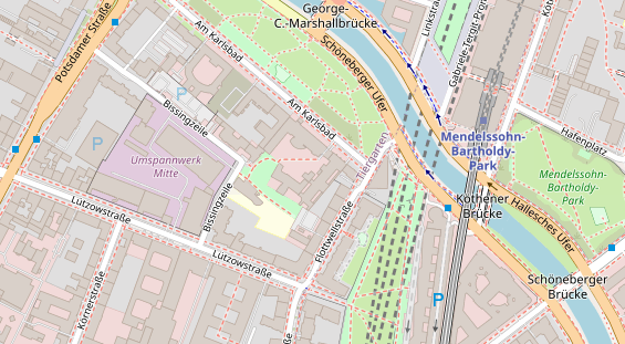 Zahnarzt auf Satellitenbild