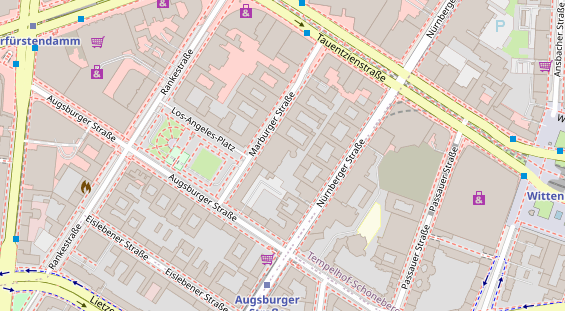 Zahnarzt auf Satellitenbild