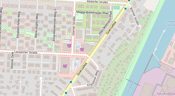 Zahnarzt auf Satellitenbild