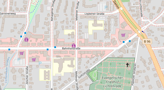 Zahnarzt auf Satellitenbild