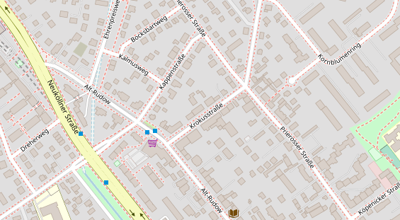 Zahnarzt auf Satellitenbild