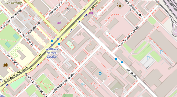 Zahnarzt auf Satellitenbild