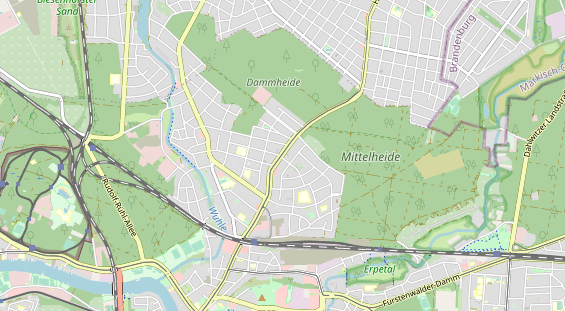 Zahnarzt auf Karte