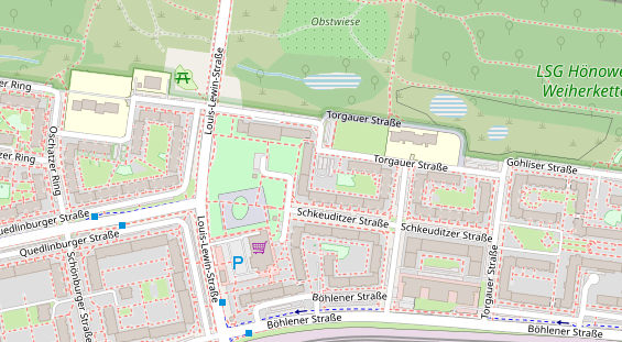 Zahnarzt auf Satellitenbild