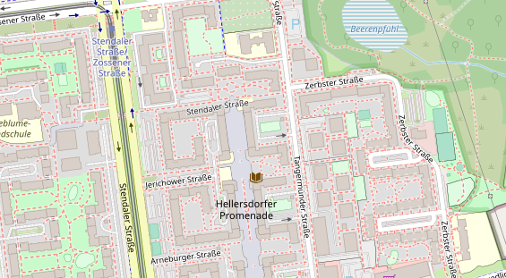 Zahnarzt auf Satellitenbild