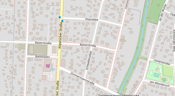 Zahnarzt auf Satellitenbild