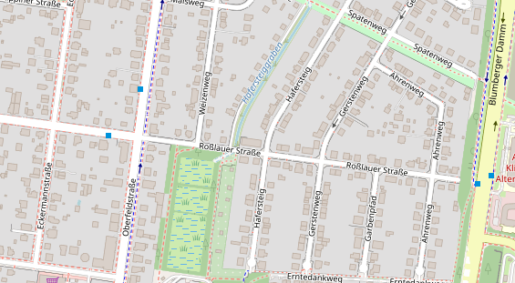 Zahnarzt auf Satellitenbild