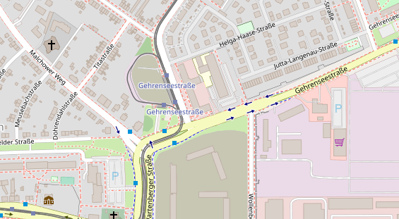 Zahnarzt auf Satellitenbild