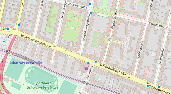 Zahnarzt auf Satellitenbild